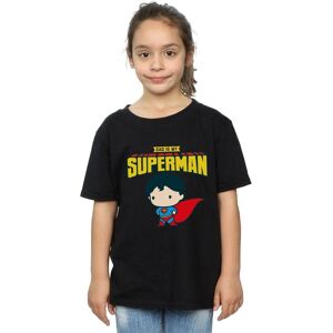 DC Comics Girl's Superman My Dad Is My Hero Cotton T-Shirt in Black Size: 7-8 Years Black 7-8 Years DC Comics Girl's Superman My Dad Is My Hero Cotton T-Shirt in Black Size: 7-8 Years Black 7-8 Years