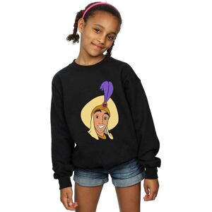 Disney Girl's Aladdin Prince Ali Face Sweatshirt in Black Size: 3-4 Years Black 3-4 Years Disney Girl's Aladdin Prince Ali Face Sweatshirt in Black Size: 3-4 Years Black 3-4 Years