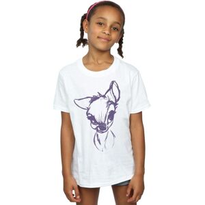 Disney Girl's Bambi Mood Cotton T-Shirt in White Size: 3-4 Years White 3-4 Years Disney Girl's Bambi Mood Cotton T-Shirt in White Size: 3-4 Years White 3-4 Years