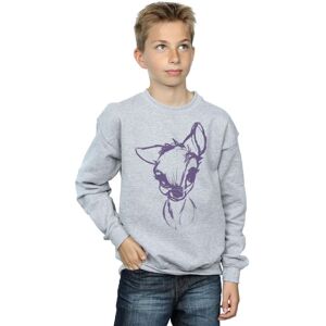 Disney Boy's Bambi Mood Sweatshirt in Grey Size: 5-6 Years Grey 5-6 Years Disney Boy's Bambi Mood Sweatshirt in Grey Size: 5-6 Years Grey 5-6 Years