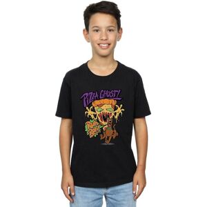 Scooby Doo Boy's Pizza Ghost T-Shirt in Black Size: 3-4 Years Black 3-4 Years Scooby Doo Boy's Pizza Ghost T-Shirt in Black Size: 3-4 Years Black 3-4 Years