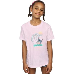 Disney Girl's Lilo & Stitch Hawaii Cotton T-Shirt in Baby Pink Size: 9 Years Baby Pink 9 Years Disney Girl's Lilo & Stitch Hawaii Cotton T-Shirt in Baby Pink Size: 9 Years Baby Pink 9 Years