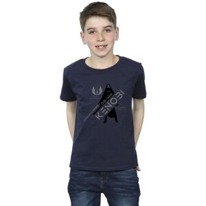 Star Wars Boy's Obi-Wan Kenobi Jedi Knight T-Shirt in Navy Size: 5-6 Years Navy 5-6 Years Star Wars Boy's Obi-Wan Kenobi Jedi Knight T-Shirt in Navy Size: 5-6 Years Navy 5-6 Years