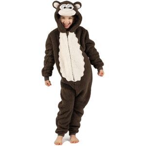 Wunsy Super Soft Fleece Monkey Onesie Playsuit with Tail & Hood in Brown Size: 12-13 Years Brown 12-13 Years Wunsy Super Soft Fleece Monkey Onesie Playsuit with Tail & Hood in Brown Size: 12-13 Years Brown 12-13 Years