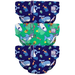 Bambino Mio Reusable Swim Nappy - 3 Pack in Dark Blue Size: 2-3 Years Dark Blue 2-3 Years Bambino Mio Reusable Swim Nappy - 3 Pack in Dark Blue Size: 2-3 Years Dark Blue 2-3 Years