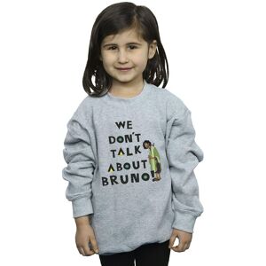 Disney Girl's Encanto We Dont Talk About Bruno Boy Sweatshirt in Grey Size: 3-4 Years Grey 3-4 Years Disney Girl's Encanto We Dont Talk About Bruno Boy Sweatshirt in Grey Size: 3-4 Years Grey 3-4 Years