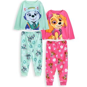 Paw Patrol Girl's Multi-Pack of 2 Long Sleeve Long Leg Pyjama Set (Kids Multicoloured) Size: 2-3 Years Multicolor 2-3 Years Paw Patrol Girl's Multi-Pack of 2 Long Sleeve Long Leg Pyjama Set (Kids Multicoloured) Size: 2-3 Years Multicolor 2-3 Years