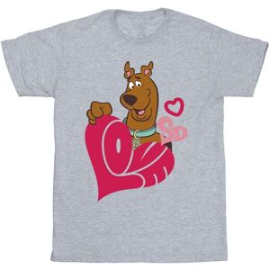 Scooby Doo Boy's Love Heart T-Shirt in Grey Size: 12-13 Years Grey 12-13 Years Scooby Doo Boy's Love Heart T-Shirt in Grey Size: 12-13 Years Grey 12-13 Years