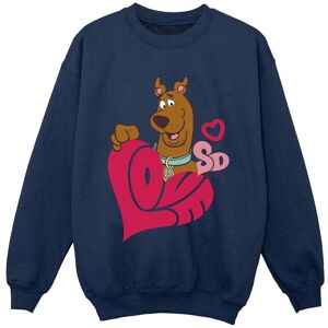 Scooby Doo Boy's Love Heart Sweatshirt in Navy Size: 3-4 Years Navy 3-4 Years Scooby Doo Boy's Love Heart Sweatshirt in Navy Size: 3-4 Years Navy 3-4 Years
