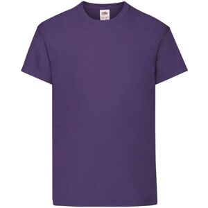 Fruit of the Loom Original Cotton T-Shirt in Purple Size: 12-13 Years Purple 12-13 Years Fruit of the Loom Original Cotton T-Shirt in Purple Size: 12-13 Years Purple 12-13 Years