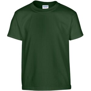 Gildan Plain Cotton Heavy T-Shirt in Dark Green Size: 3-4 Years Dark Green 3-4 Years Gildan Plain Cotton Heavy T-Shirt in Dark Green Size: 3-4 Years Dark Green 3-4 Years