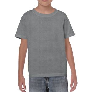Gildan Heavy Cotton Heather T-Shirt in Dark Grey Size: 9 Years Dark Grey 9 Years Gildan Heavy Cotton Heather T-Shirt in Dark Grey Size: 9 Years Dark Grey 9 Years