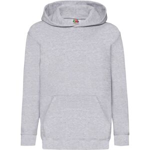 Fruit of the Loom Classic Heather Hooded Sweatshirt in Grey Size: 12-13 Years Grey 12-13 Years Fruit of the Loom Classic Heather Hooded Sweatshirt in Grey Size: 12-13 Years Grey 12-13 Years