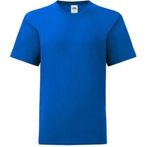 Fruit of the Loom Iconic 150 T-Shirt in Blue Size: 7-8 Years Blue 7-8 Years Fruit of the Loom Iconic 150 T-Shirt in Blue Size: 7-8 Years Blue 7-8 Years