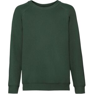 Fruit of the Loom Classic Raglan Sweatshirt in Bottle Green Size: 3-4 Years Bottle Green 3-4 Years Fruit of the Loom Classic Raglan Sweatshirt in Bottle Green Size: 3-4 Years Bottle Green 3-4 Years