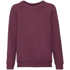 Fruit of the Loom Classic Raglan Sweatshirt in Burgundy Size: 7-8 Years Burgundy 7-8 Years Fruit of the Loom Classic Raglan Sweatshirt in Burgundy Size: 7-8 Years Burgundy 7-8 Years