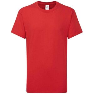 Fruit of the Loom Iconic 195 Premium T-Shirt in Red Size: 5-6 Years Red 5-6 Years Fruit of the Loom Iconic 195 Premium T-Shirt in Red Size: 5-6 Years Red 5-6 Years