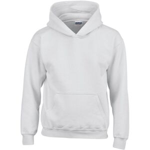 Gildan Plain Heavy Blend Hoodie in White Size: 7-8 Years White 7-8 Years Gildan Plain Heavy Blend Hoodie in White Size: 7-8 Years White 7-8 Years