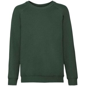 Fruit of the Loom Classic Raglan Sweatshirt in Bottle Green Size: 3-4 Years Bottle Green 3-4 Years Fruit of the Loom Classic Raglan Sweatshirt in Bottle Green Size: 3-4 Years Bottle Green 3-4 Years