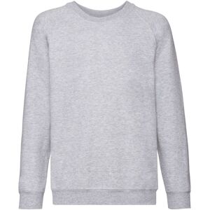 Fruit of the Loom Classic Raglan Sweatshirt in Grey Size: 3-4 Years Grey 3-4 Years Fruit of the Loom Classic Raglan Sweatshirt in Grey Size: 3-4 Years Grey 3-4 Years