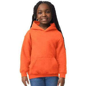 Gildan Heavy Blend Hooded Sweatshirt in Orange Size: 9-10 Years Orange 9-10 Years Gildan Heavy Blend Hooded Sweatshirt in Orange Size: 9-10 Years Orange 9-10 Years