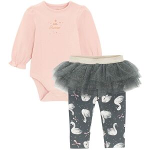 Cool Club Girl's 2-Piece Bodysuit & Tutu Legging Outfit Set in Grey Size: 2-3 m Grey 2-3 m Cool Club Girl's 2-Piece Bodysuit & Tutu Legging Outfit Set in Grey Size: 2-3 m Grey 2-3 m