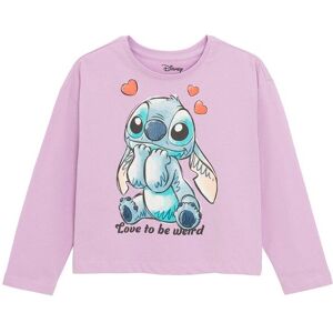 Cool Club Girl's Lilo & Stitch Long Sleeve Printed T-Shirt in Lilac Size: 6 Years Lilac 6 Years Cool Club Girl's Lilo & Stitch Long Sleeve Printed T-Shirt in Lilac Size: 6 Years Lilac 6 Years