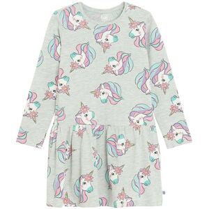 Cool Club Girl's Printed Long Sleeve Dress in Grey Size: 4 Years Grey 4 Years Cool Club Girl's Printed Long Sleeve Dress in Grey Size: 4 Years Grey 4 Years