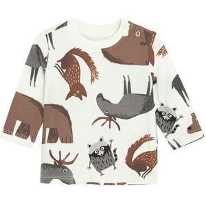 Cool Club Boy's Printed Long Sleeve T-Shirt in White Size: 9-12 m White 9-12 m Cool Club Boy's Printed Long Sleeve T-Shirt in White Size: 9-12 m White 9-12 m