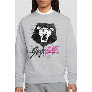 Netflix Kpop Demon Hunters Saja Boys Graffiti Wall Sweat, Athletic Heather in Light Grey Size: Large Light Grey L Netflix Kpop Demon Hunters Saja Boys Graffiti Wall Sweat, Athletic Heather in Light Grey Size: Large Light Grey L