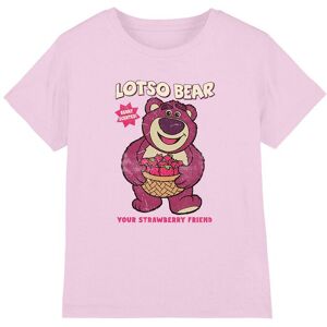 Disney Girl's Toy Story 3 Lotso Bear Strawberry Friend Kids T-Shirt in Pink Size: 9-11 Years Pink 9-11 Years Disney Girl's Toy Story 3 Lotso Bear Strawberry Friend Kids T-Shirt in Pink Size: 9-11 Years Pink 9-11 Years
