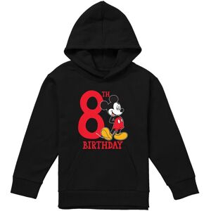 Disney Mickey Mouse 8Th Birthday Shirt Youth Kids Pull-Over Hoodie, Black Size: 9-11 Years Black 9-11 Years Disney Mickey Mouse 8Th Birthday Shirt Youth Kids Pull-Over Hoodie, Black Size: 9-11 Years Black 9-11 Years