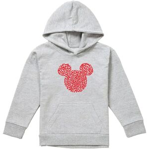Disney Mickey Mouse Valentine'S Day Heart Ears Silhouette Youth Kids Pull-Over Hoodie, Athletic Heather in Grey Size: 5-6 Years Grey 5-6 Years Disney Mickey Mouse Valentine'S Day Heart Ears Silhouette Youth Kids Pull-Over Hoodie, Athletic Heather in Grey Size: 5-6 Years Grey 5-6 Years