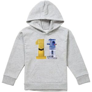 Disney Star Wars C3Po R2D2 11 Youth Kids Pull-Over Hoodie, Athletic Heather in Grey Size: 5-6 Years Grey 5-6 Years Disney Star Wars C3Po R2D2 11 Youth Kids Pull-Over Hoodie, Athletic Heather in Grey Size: 5-6 Years Grey 5-6 Years
