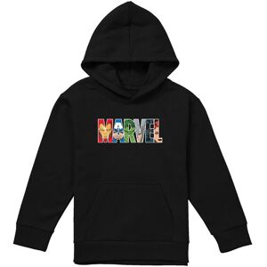 Marvel Avengers Hero Brick Logo Youth Kids Pull-Over Hoodie, Black Size: 12-13 Years Black 12-13 Years Marvel Avengers Hero Brick Logo Youth Kids Pull-Over Hoodie, Black Size: 12-13 Years Black 12-13 Years