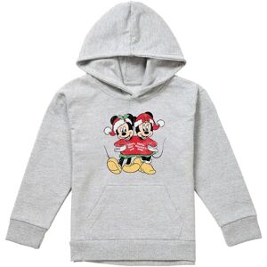 Disney Mickey Mouse & Minnie Christmas Jumper Youth Kids Pull-Over Hoodie, Athletic Heather in Grey Size: 7-8 Years Grey 7-8 Years Disney Mickey Mouse & Minnie Christmas Jumper Youth Kids Pull-Over Hoodie, Athletic Heather in Grey Size: 7-8 Years Grey 7-8 Years