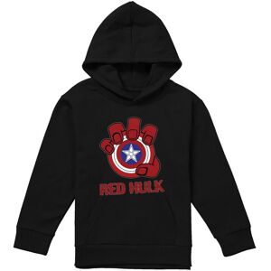 Marvel Red Hulk Shield Youth Kids Pull-Over Hoodie, Black Size: 12-13 Years Black 12-13 Years Marvel Red Hulk Shield Youth Kids Pull-Over Hoodie, Black Size: 12-13 Years Black 12-13 Years