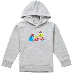 Disney Monsters Inc. Get Festive For Christmas With Mike & Sully Youth Kids Pull-Over Hoodie, Athletic Heather in Grey Size: 12-13 Years Grey 12-13 Years Disney Monsters Inc. Get Festive For Christmas With Mike & Sully Youth Kids Pull-Over Hoodie, Athletic Heather in Grey Size: 12-13 Years Grey 12-13 Years
