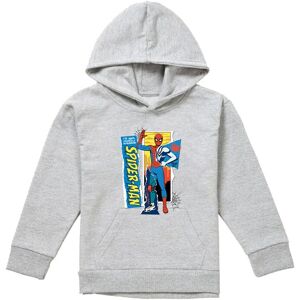 Marvel Friendly Neighborhood Spiderman Scrapbook Youth Kids Pull-Over Hoodie, Athletic Heather in Grey Size: 5-6 Years Grey 5-6 Years Marvel Friendly Neighborhood Spiderman Scrapbook Youth Kids Pull-Over Hoodie, Athletic Heather in Grey Size: 5-6 Years Grey 5-6 Years