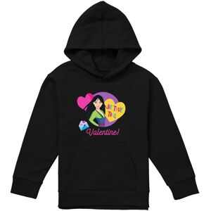 Disney Princess Valentine'S Day Be True To You With Mulan Youth Kids Pull-Over Hoodie, Black Size: 12-13 Years Black 12-13 Years Disney Princess Valentine'S Day Be True To You With Mulan Youth Kids Pull-Over Hoodie, Black Size: 12-13 Years Black 12-13 Years