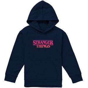 Netflix Stranger Things Sunset Logo Youth Kids Pull-Over Hoodie, Navy Size: 5-6 Years Navy 5-6 Years Netflix Stranger Things Sunset Logo Youth Kids Pull-Over Hoodie, Navy Size: 5-6 Years Navy 5-6 Years