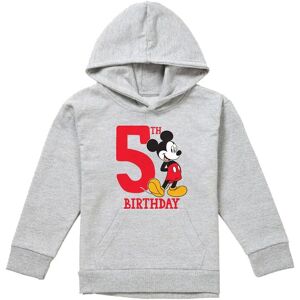 Disney Mickey Mouse 5Th Birthday Shirt Youth Kids Pull-Over Hoodie, Athletic Heather in Grey Size: 7-8 Years Grey 7-8 Years Disney Mickey Mouse 5Th Birthday Shirt Youth Kids Pull-Over Hoodie, Athletic Heather in Grey Size: 7-8 Years Grey 7-8 Years