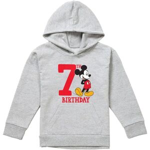 Disney Mickey Mouse 7Th Birthday Shirt Youth Kids Pull-Over Hoodie, Athletic Heather in Grey Size: 5-6 Years Grey 5-6 Years Disney Mickey Mouse 7Th Birthday Shirt Youth Kids Pull-Over Hoodie, Athletic Heather in Grey Size: 5-6 Years Grey 5-6 Years