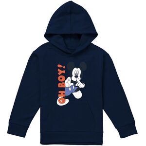 Disney Mickey Mouse Oh Boy Youth Kids Pull-Over Hoodie, Navy Size: 12-13 Years Navy 12-13 Years Disney Mickey Mouse Oh Boy Youth Kids Pull-Over Hoodie, Navy Size: 12-13 Years Navy 12-13 Years