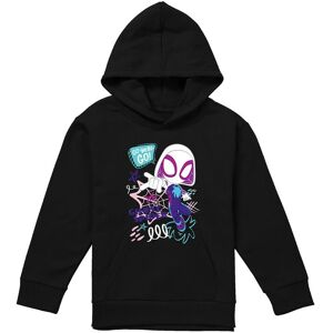 Marvel Spidey & His Amazing Friends Ghost Spider Go Webs Youth Kids Pull-Over Hoodie, Black Size: 9-11 Years Black 9-11 Years Marvel Spidey & His Amazing Friends Ghost Spider Go Webs Youth Kids Pull-Over Hoodie, Black Size: 9-11 Years Black 9-11 Years
