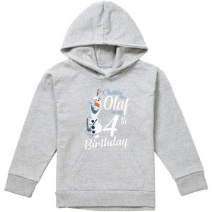 Disney Frozen Chillin Like Olaf 4Th Birthday Youth Kids Pull-Over Hoodie, Athletic Heather in Grey Size: 9-11 Years Grey 9-11 Years Disney Frozen Chillin Like Olaf 4Th Birthday Youth Kids Pull-Over Hoodie, Athletic Heather in Grey Size: 9-11 Years Grey 9-11 Years