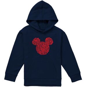 Disney Mickey Mouse Valentine'S Day Heart Ears Silhouette Youth Kids Pull-Over Hoodie, Navy Size: 9-11 Years Navy 9-11 Years Disney Mickey Mouse Valentine'S Day Heart Ears Silhouette Youth Kids Pull-Over Hoodie, Navy Size: 9-11 Years Navy 9-11 Years
