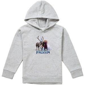 Disney Frozen Group Photo With Elsa, Anna, Kristoff, Sven & Olaf Youth Kids Pull-Over Hoodie, Athletic Heather in Grey Size: 5-6 Years Grey 5-6 Years Disney Frozen Group Photo With Elsa, Anna, Kristoff, Sven & Olaf Youth Kids Pull-Over Hoodie, Athletic Heather in Grey Size: 5-6 Years Grey 5-6 Years