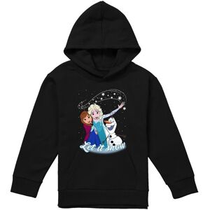 Disney Frozen Elsa Anna Olaf Let It Snow Youth Kids Pull-Over Hoodie, Black Size: 5-6 Years Black 5-6 Years Disney Frozen Elsa Anna Olaf Let It Snow Youth Kids Pull-Over Hoodie, Black Size: 5-6 Years Black 5-6 Years