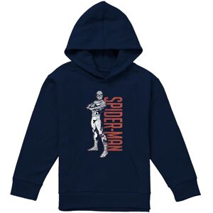 Marvel Spiderman Hero Stance Youth Kids Pull-Over Hoodie, Navy Size: 12-13 Years Navy 12-13 Years Marvel Spiderman Hero Stance Youth Kids Pull-Over Hoodie, Navy Size: 12-13 Years Navy 12-13 Years